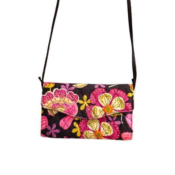 Vera Bradley Pirouette Pink Strap Wallet - Picture 1 of 11
